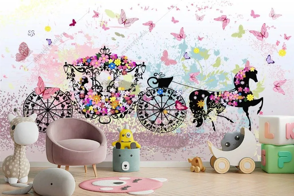 Фотообои Карета для принцессы  12-1243