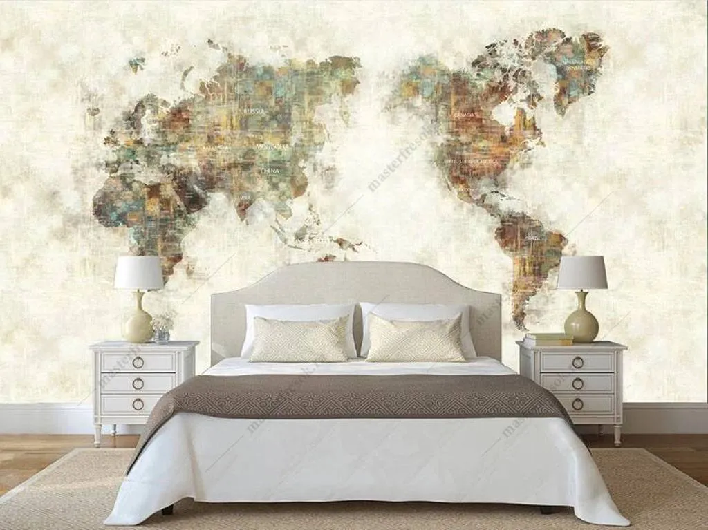 Фотообои Абстрактная карта  16-156