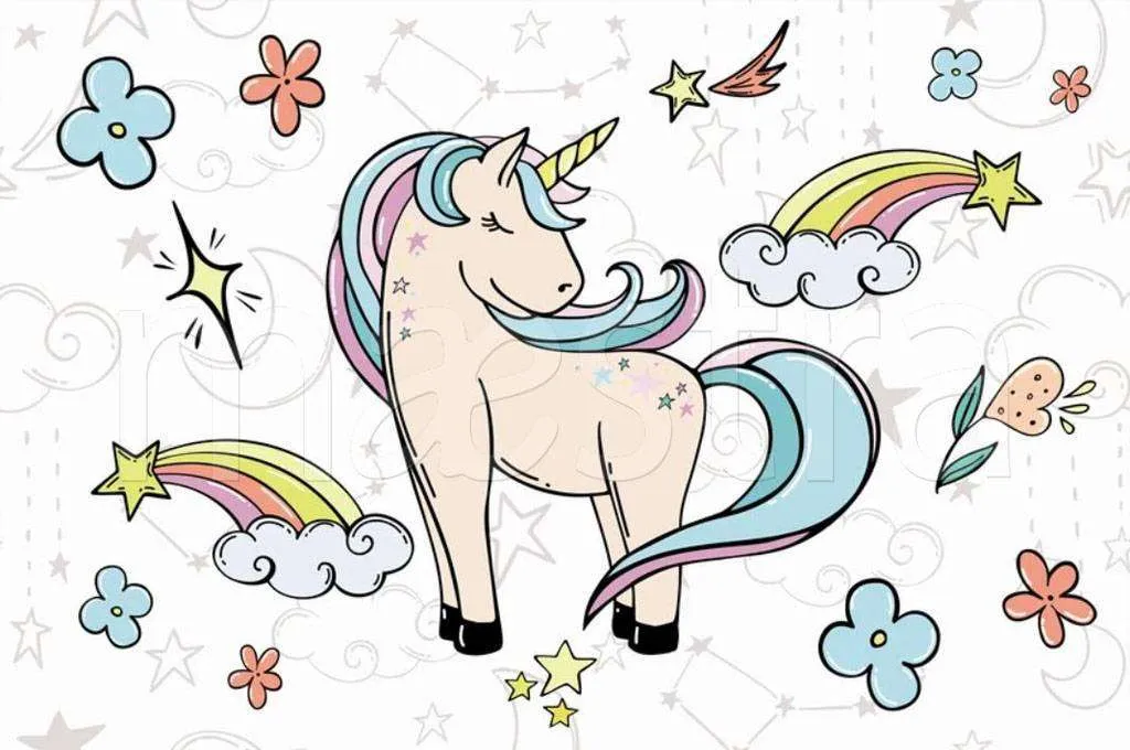 Фотообои в интерьере сказочный конек  15-274 фото