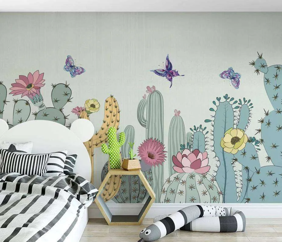 Фотообои Кактусы рисунок  15-129