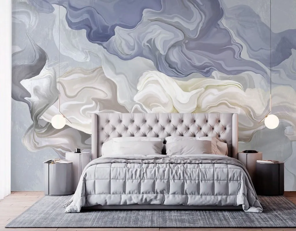 Фотообои в интерьере абстракция 3д чернила  13-715 фото