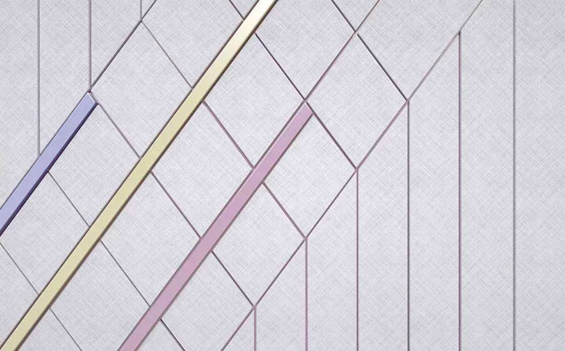 Фотообои в интерьере скандинавский 3д разноцветный фон  15-419 фото