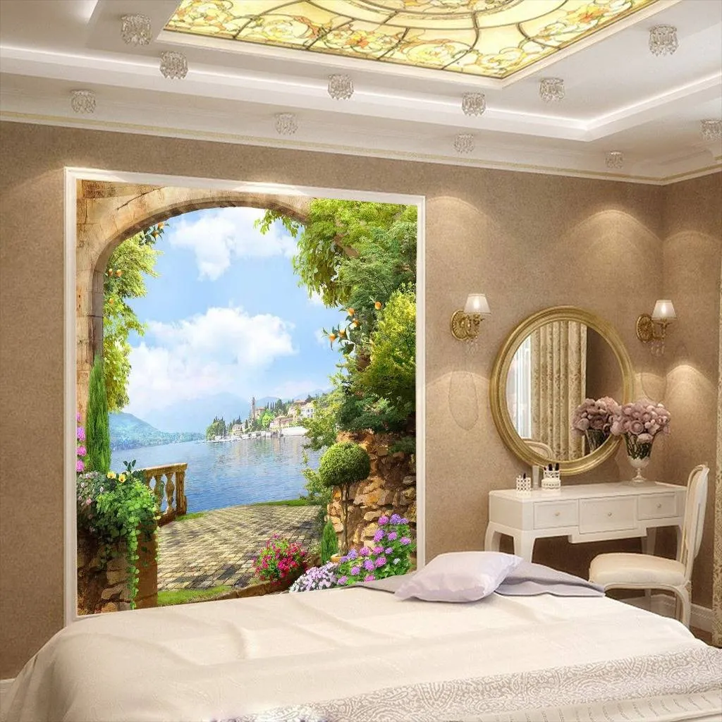 Фотообои Арка в зелени  17-0070