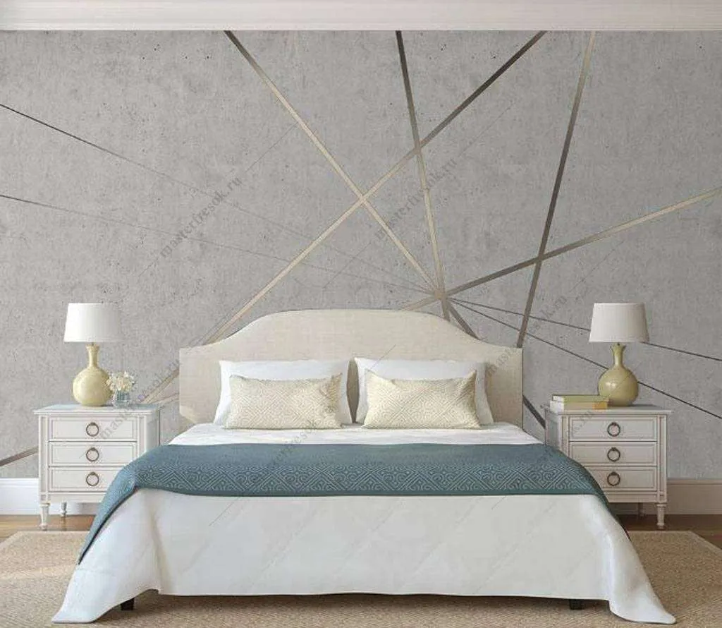 Фотообои в интерьере золотая паутина  16-078 фото