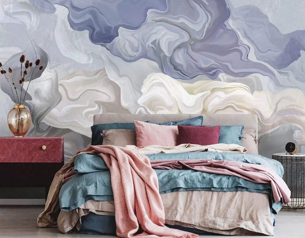 Фотообои в интерьере абстракция 3д чернила  13-715 фото