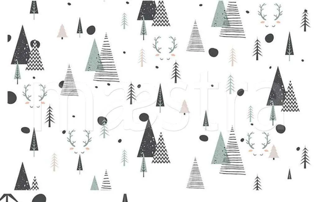 Фотообои в интерьере прятки в лесу  15-257 фото