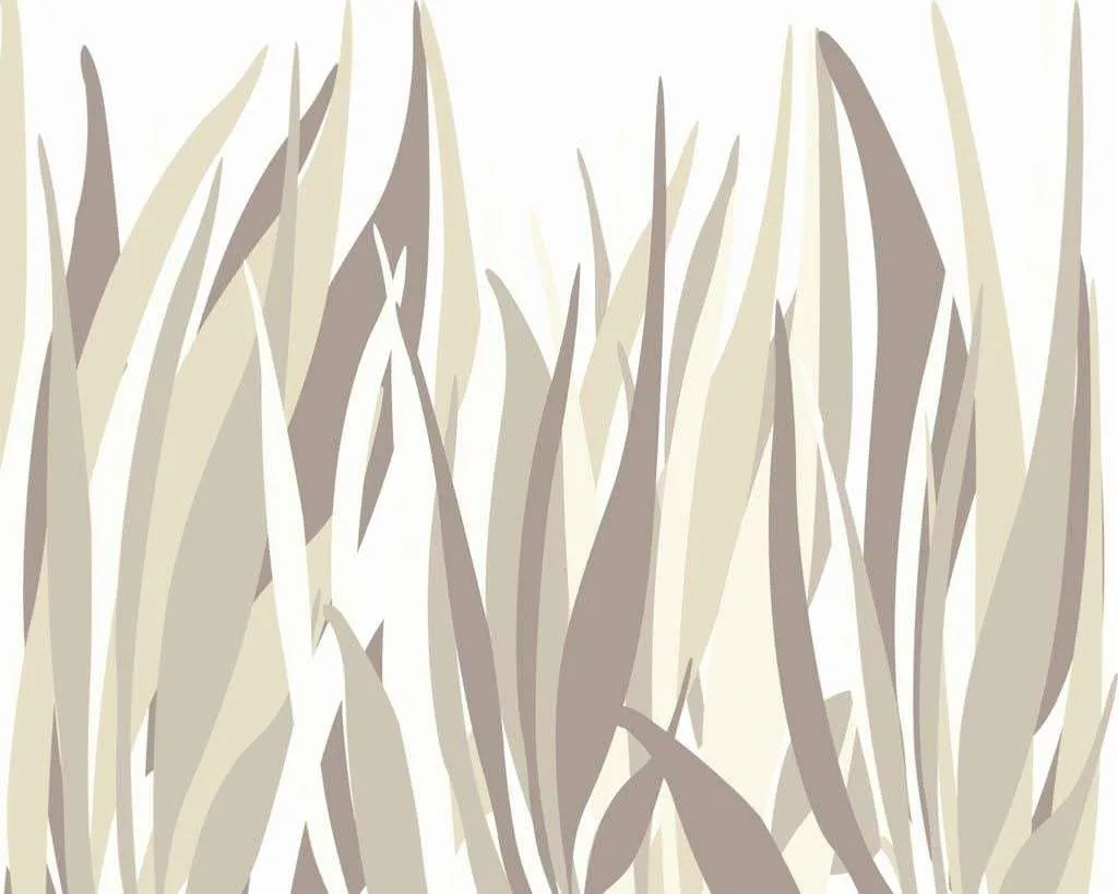 Фотообои в интерьере бежевая травка  9-1313 фото