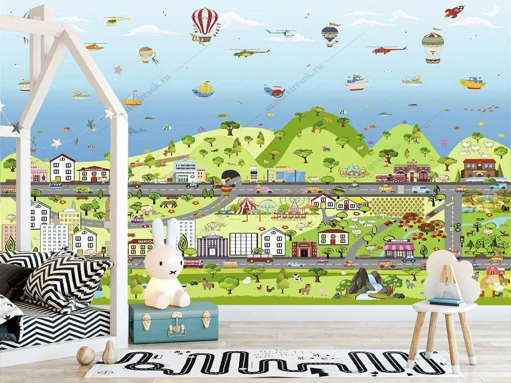 Фотообои Мультигород  12-926