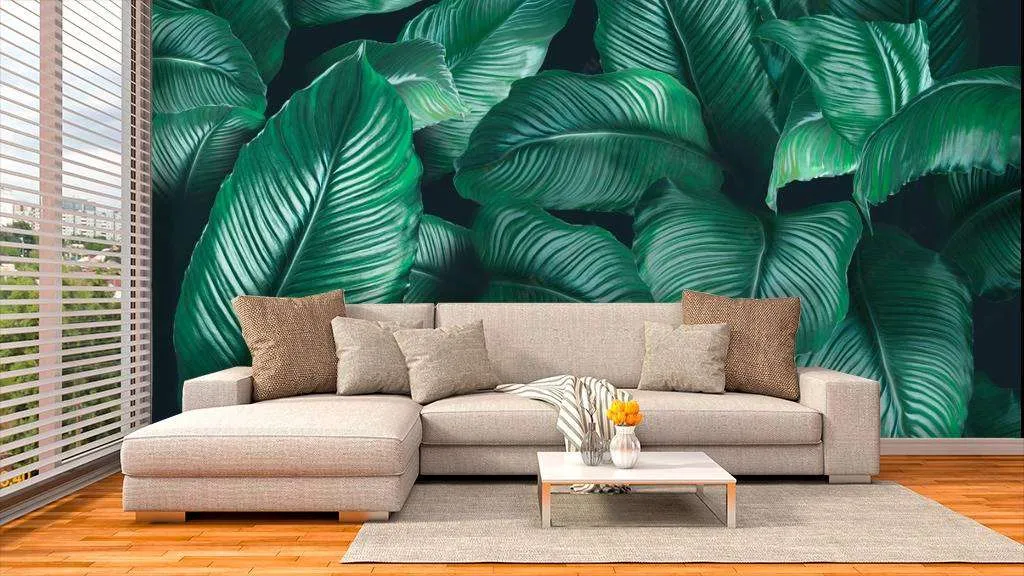 Фотообои в интерьере tropic  13-227 фото