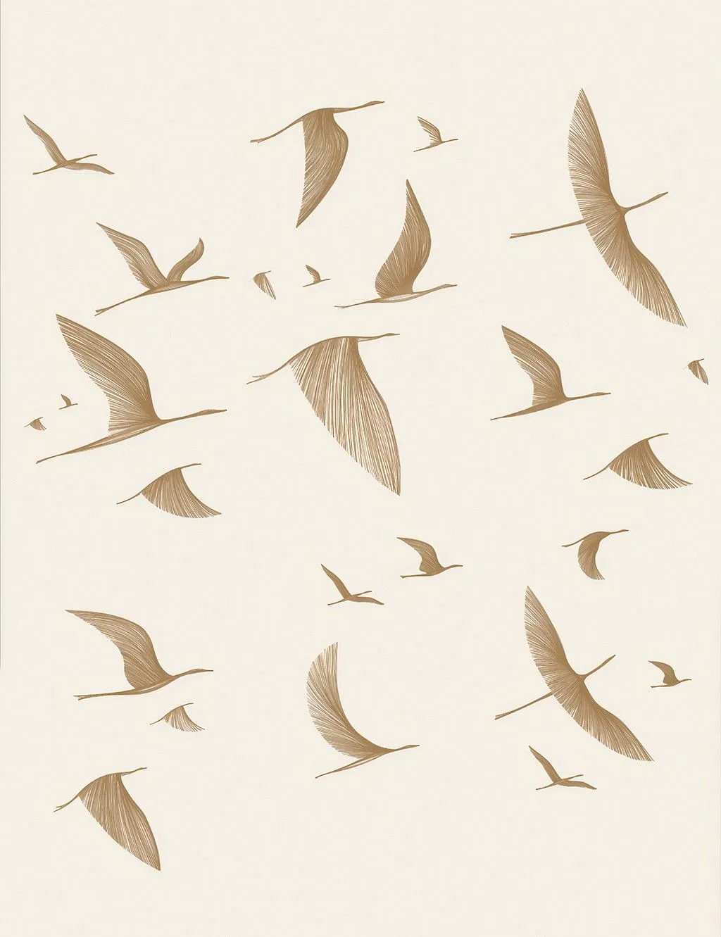 Фотообои в интерьере улетающие птицы  14-645 фото