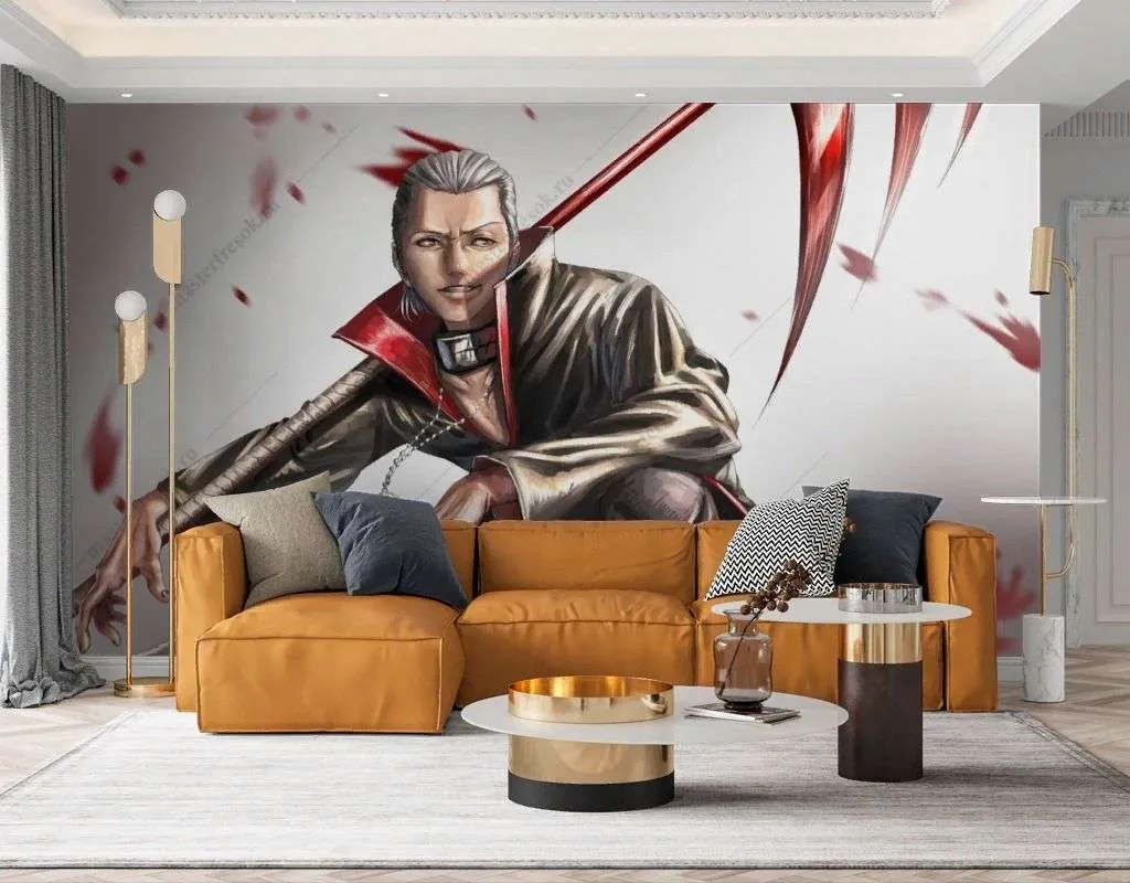 Фотообои в интерьере хидан из наруто  12-1346 фото