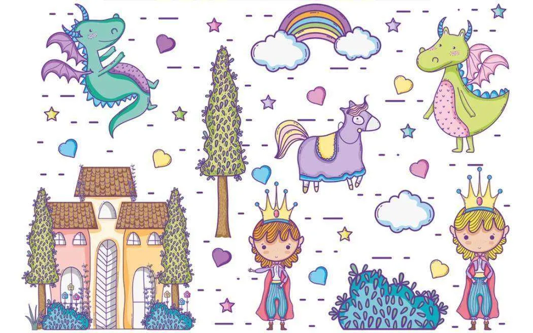 Фотообои в интерьере принцы и замок  15-357 фото