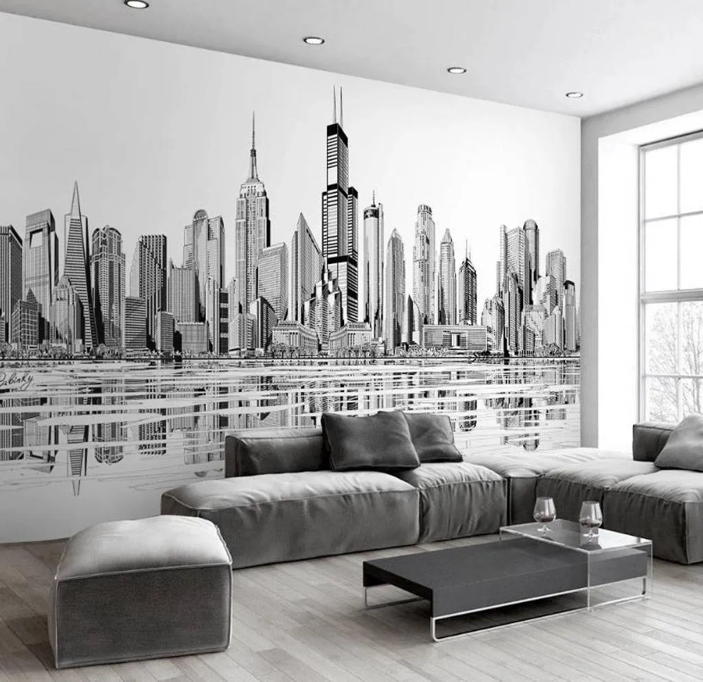 Фотообои Отражение города  15-748