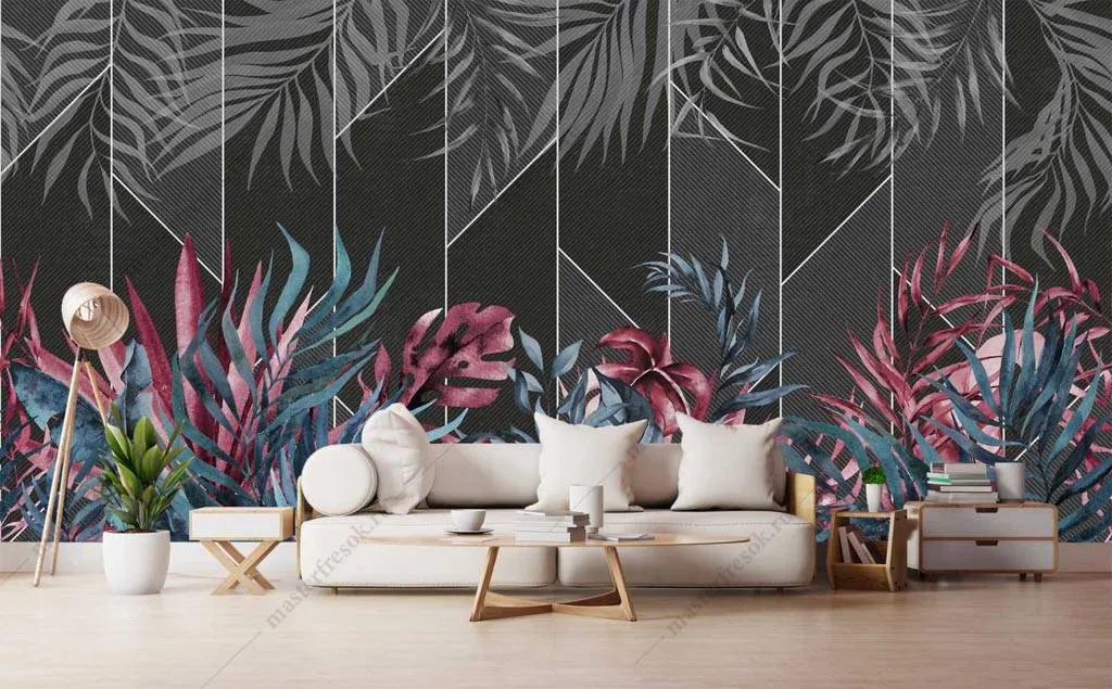 Фотообои Тропический узор  9-1266