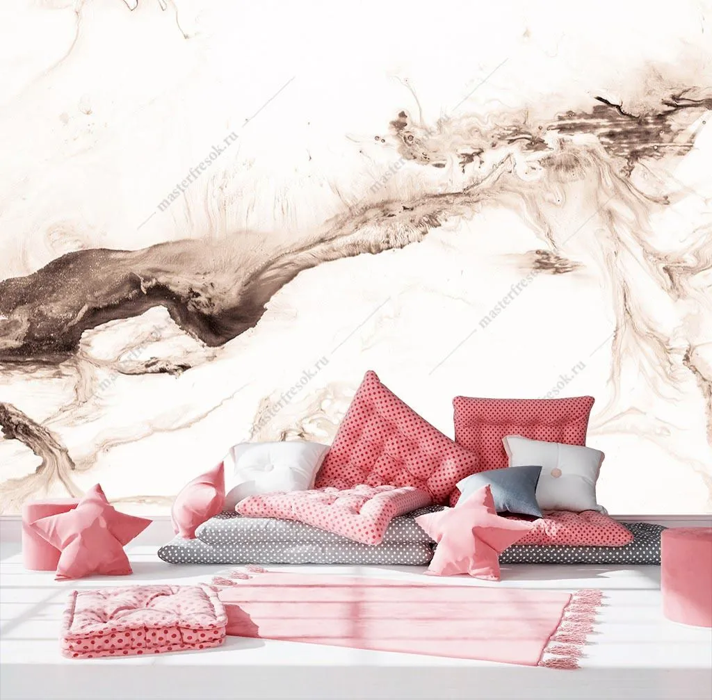 Фотообои в интерьере размытое изображение  9-1420 фото