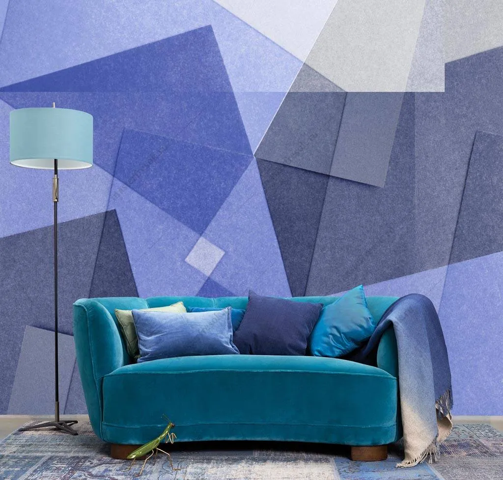 Фотообои Голубой монохром  9-1342