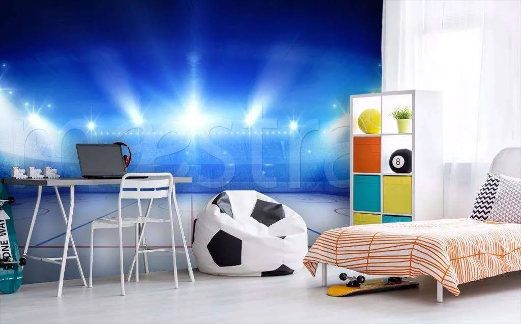 Фотообои в интерьере ледовое поле  12-563 фото