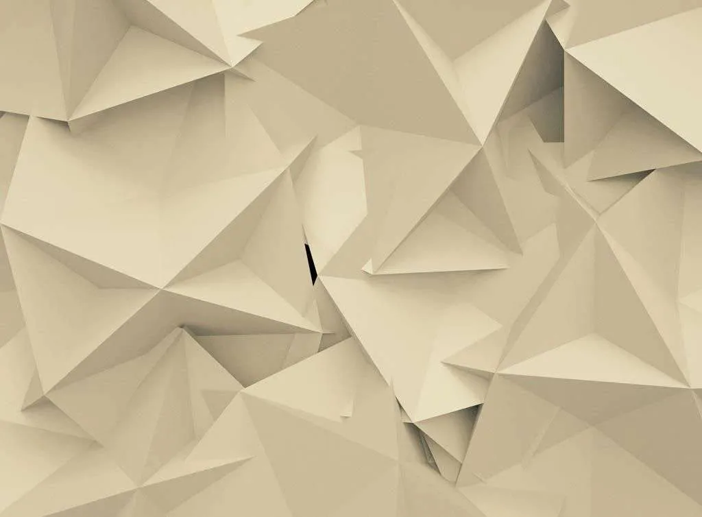 Фотообои в интерьере геометрическая абстракция  9-1303 фото