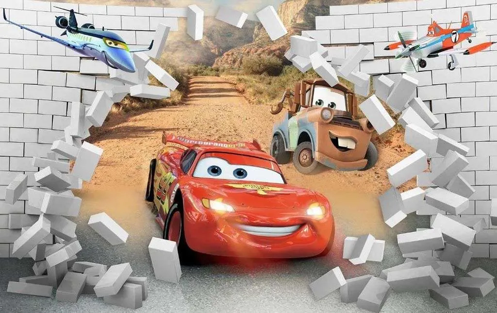 Фотообои в интерьере молния маккуин  12-1158 фото