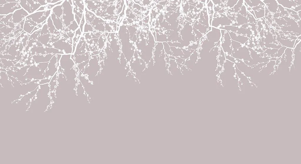 Фотообои в интерьере сакура веточки  13-421 фото