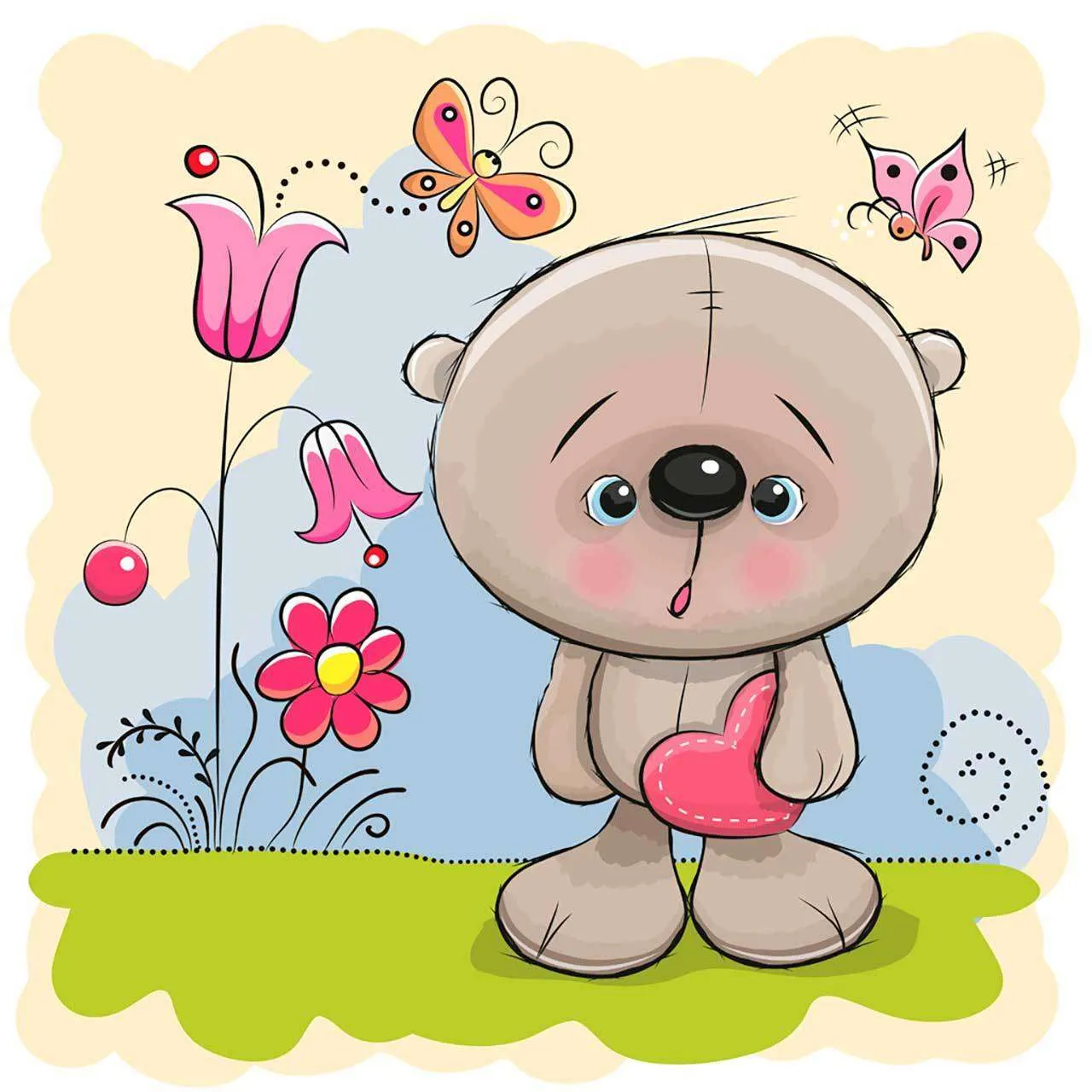 Фотообои в интерьере teddy мишка  9-276 фото