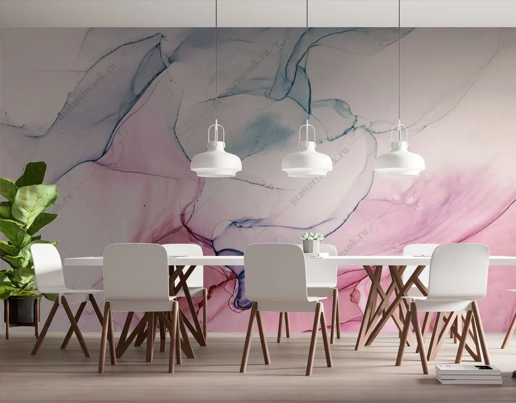 Фотообои Акварельные разводы флюид  9-1512