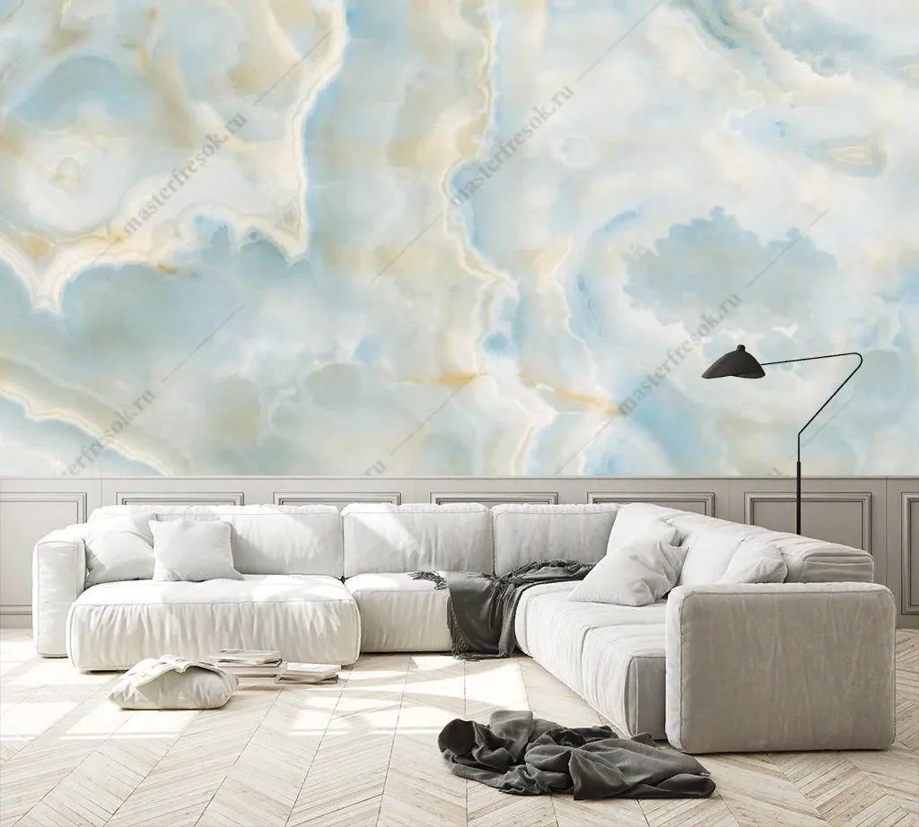 Фотообои Голубой оникс  9-1088