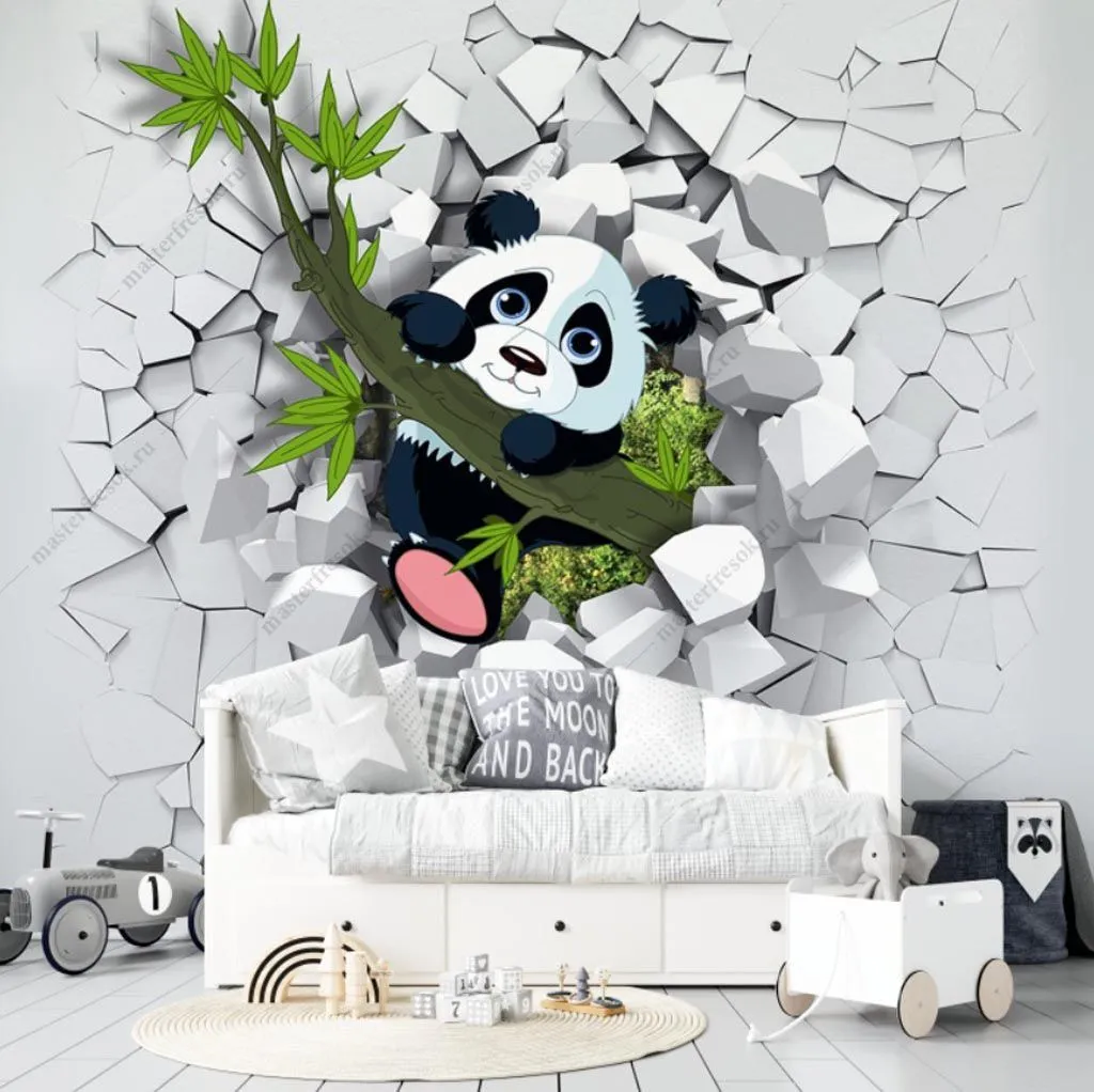 Фотообои Панда 3д  14-379
