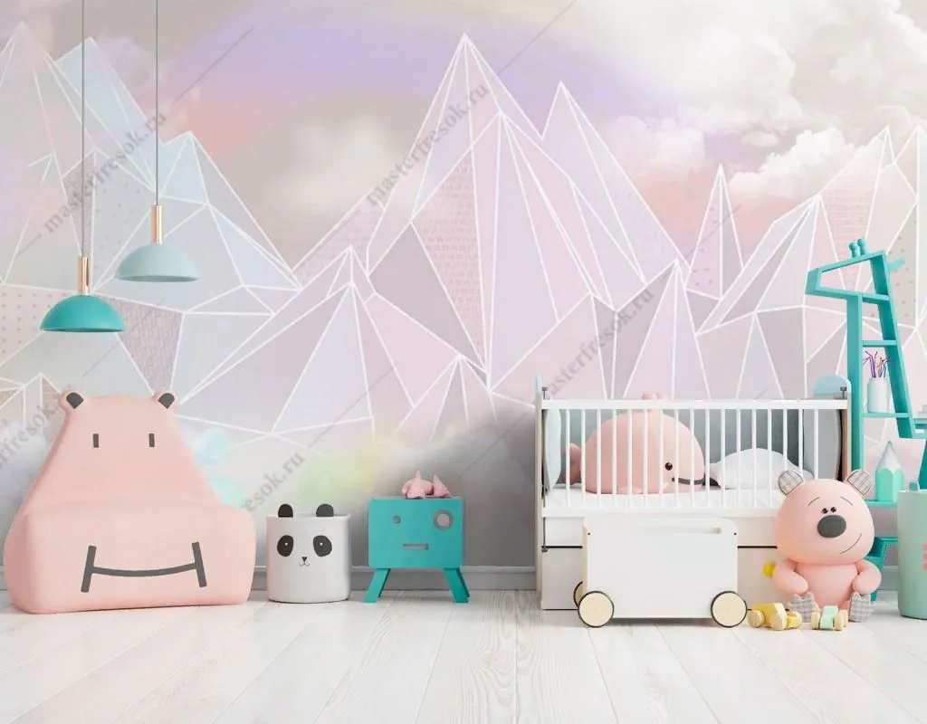 Фотообои Хрустальные горы для девочки  12-1520