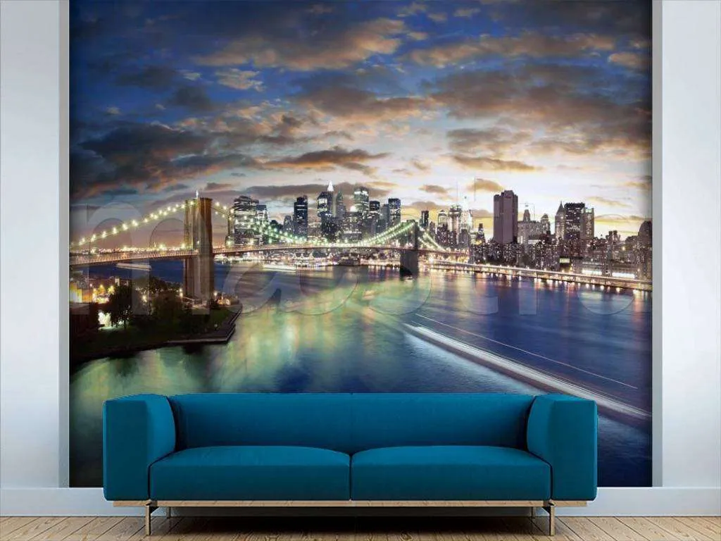 Фотообои Пространство ночного города  4-251