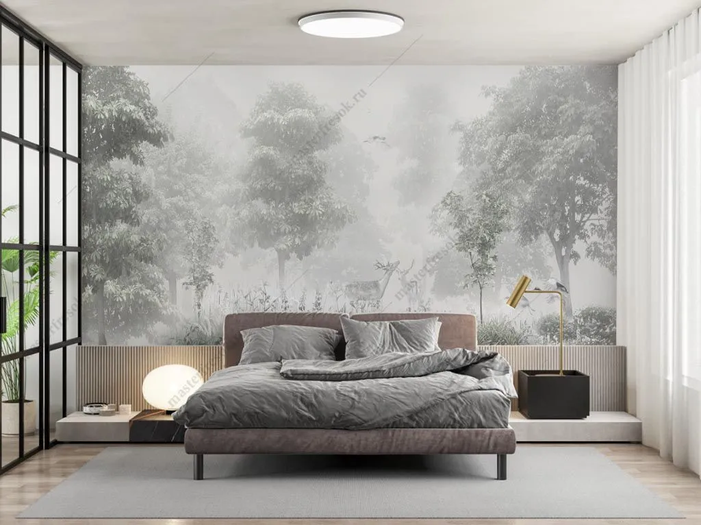 Фотообои Туманное поле  13-401