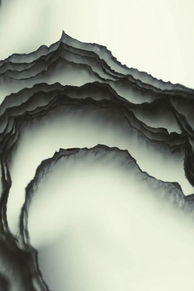 Фотообои в интерьере зеленая 3д волна флюид арт  9-1380 фото