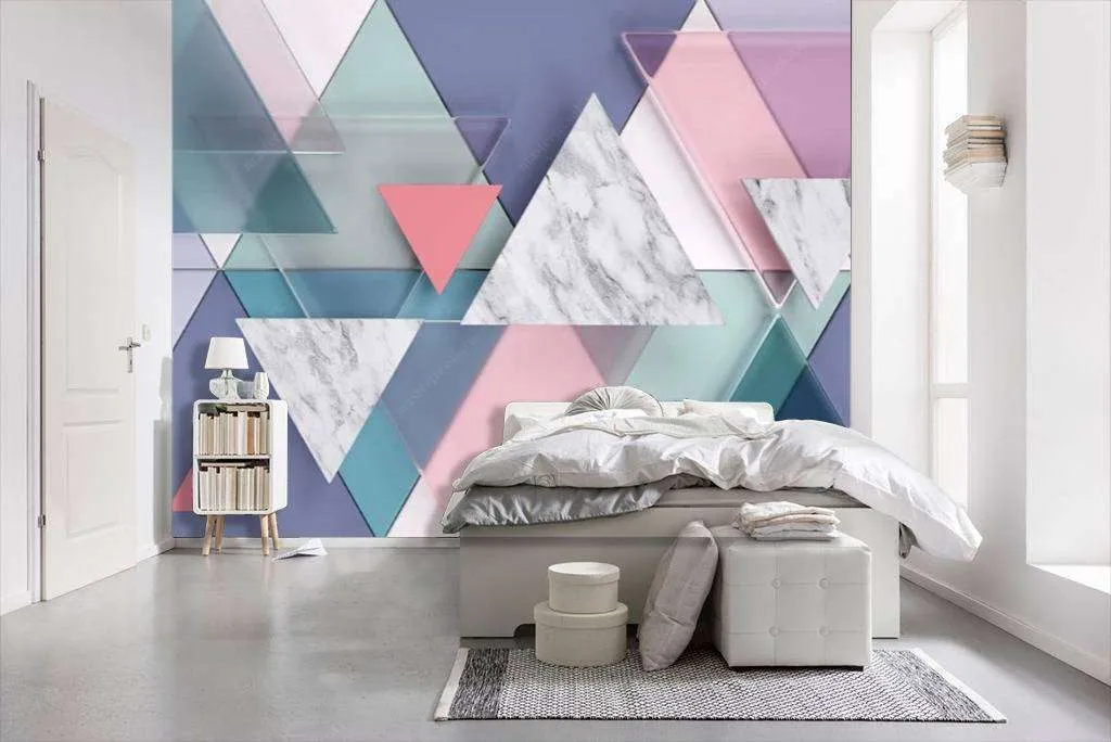 Фотообои Бесшовные обои на стену:  Розовая абстракция. Артикул: 15-584  