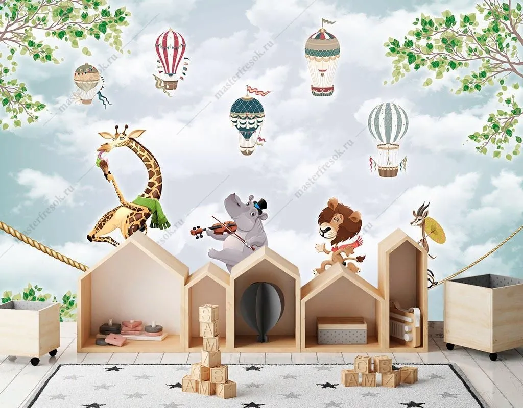 Фотообои в интерьере птешествие в мадагаскар  12-1454 фото
