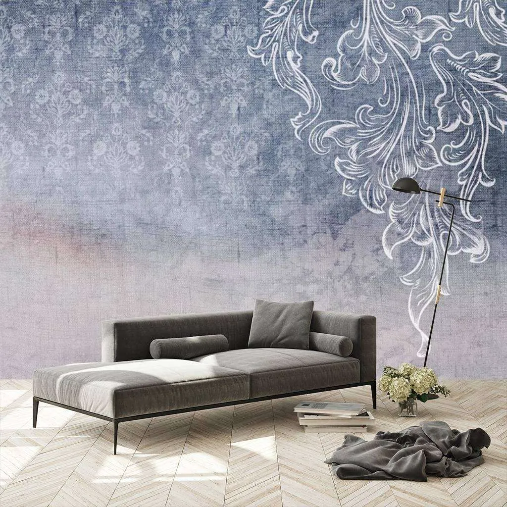 Фотообои в интерьере абстракция минимализм белый  15-467 фото