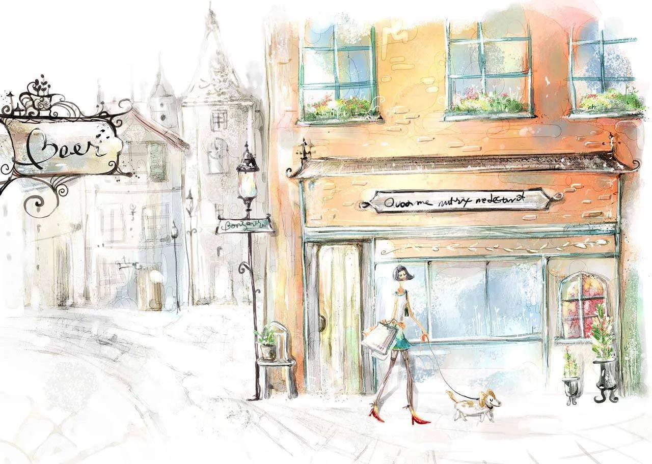 Фотообои в интерьере поход по магазинам  12-286 фото