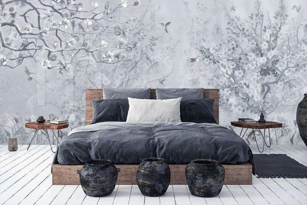 Фотообои в интерьере райский луг  7-996 фото