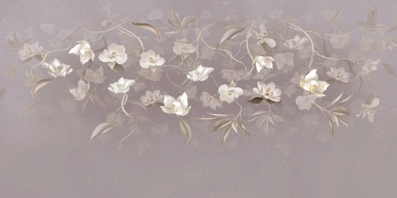 Фотообои в интерьере маленькие розочки 3д  13-426 фото