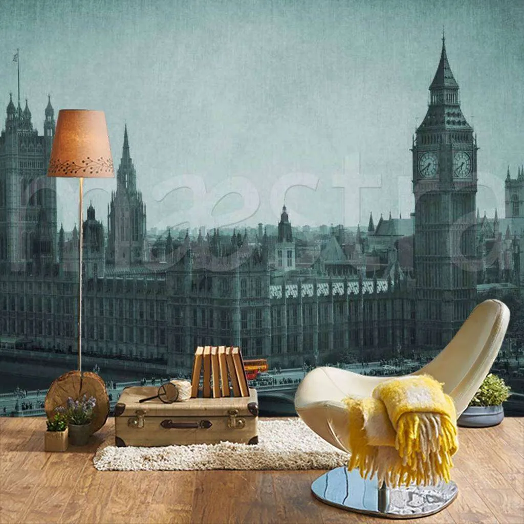 Фотообои Синее цвета Лондона  9-462