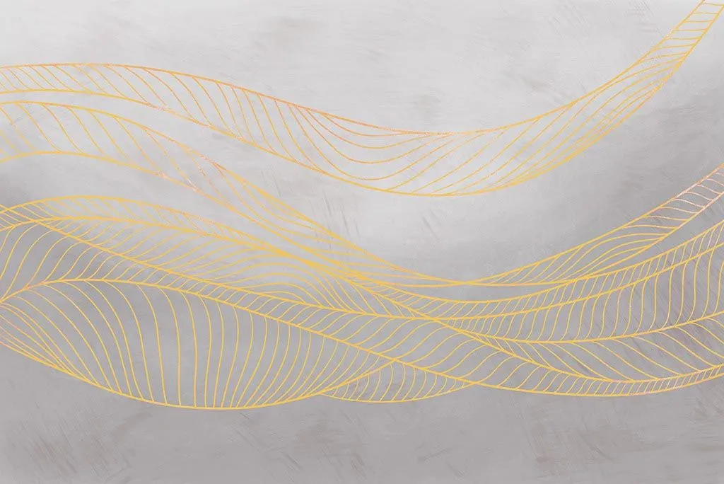 Фотообои в интерьере геометрия линии на сером фоне  9-1834 фото