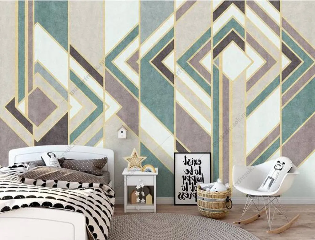 Фотообои Разноцветный полоски  16-095