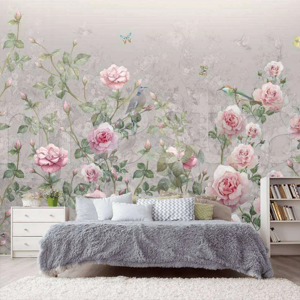 Фотообои Бесшовные обои на стену:  Розовый пепел. Артикул: 7-337  