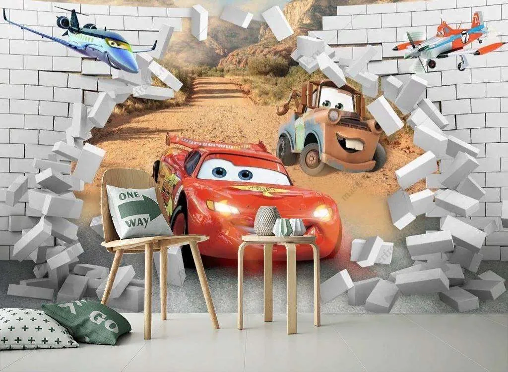 Фотообои в интерьере молния маккуин  12-1158 фото