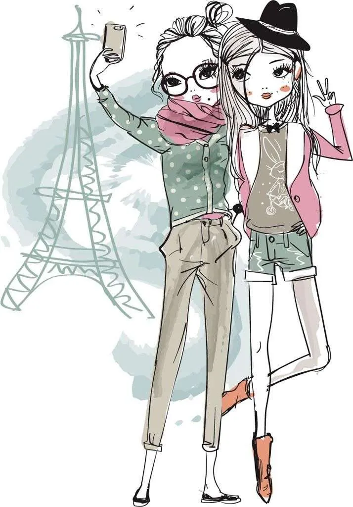 Фотообои в интерьере подружки в париже  12-1129 фото