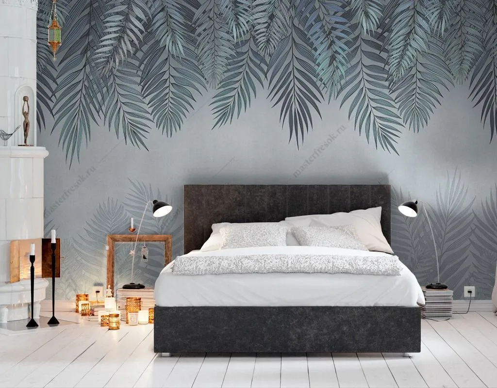 Фотообои Пепельные перья  9-1642