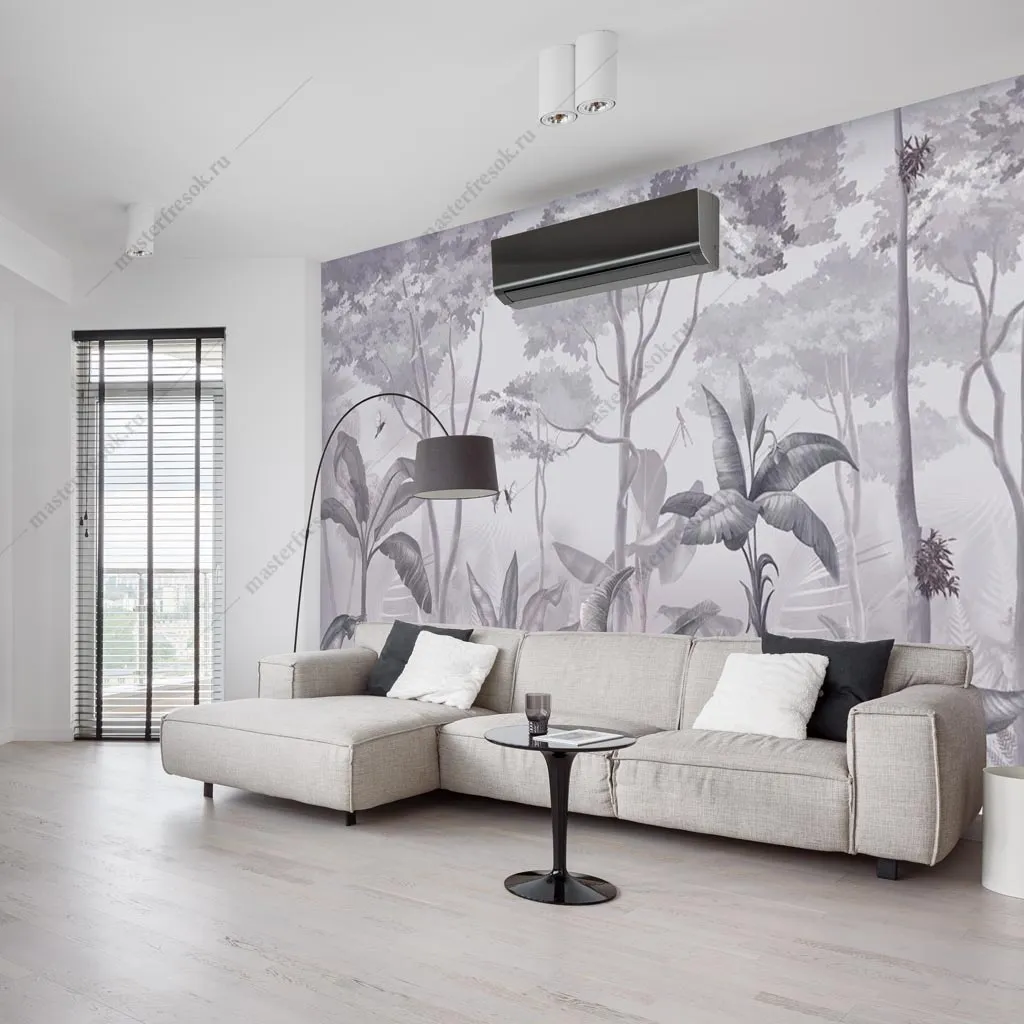 Фотообои в интерьере тропики лес  13-449 фото