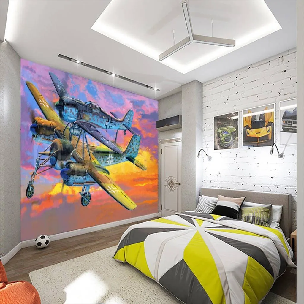 Фотообои Самолет из мультиков диснея  3-094