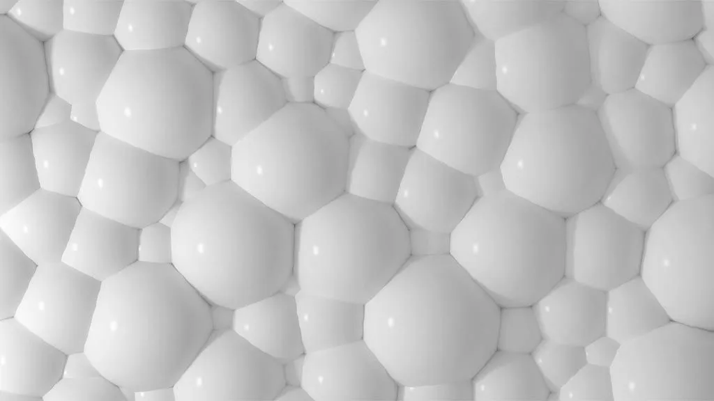 Фотообои в интерьере пузырьки  14-788 фото