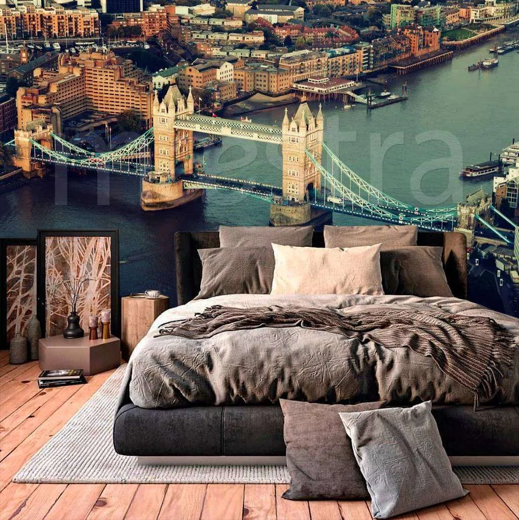 Фотообои в интерьере пространство тауэрского моста  9-506 фото