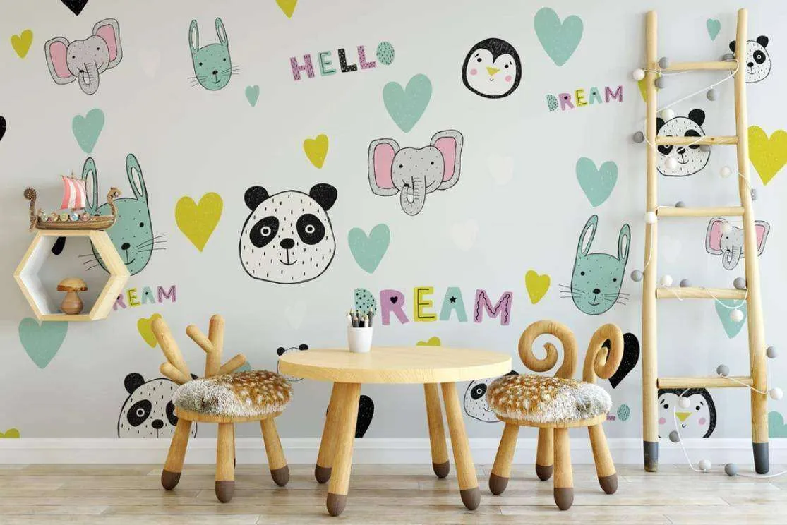 Фотообои Панды фон  15-151